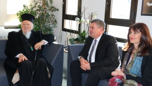 Fener Rum Patriği'nden Başkan Oran'a ziyaret