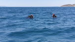 İzmir İtfaiyesi'nin dalgıçları Sarp'ı arıyor