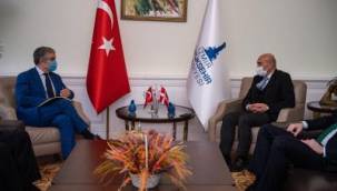 Danimarka'nın Ankara Büyükelçisi Danny Annan'dan Başkan Soyer'e ziyaret