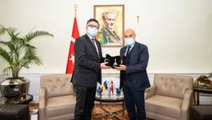 Başkan Soyer Romanya'nın Ankara Büyükelçisi Tinca'yı ağırladı