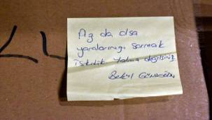 "Kolilerden çıkan notlar duygulandırdı"