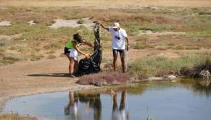 KUŞ GÖZLEM PARKI'NDA TEMİZLİK SEFERBERLİĞİ