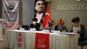 Kadın hakları mücadelesi Bornova'da anlatıldı