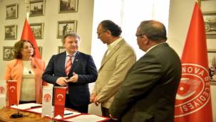 EBSO Vakfı Başkan İduğ'u ziyaret etti