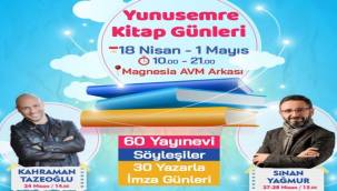 Yunusemre kitap günleri başlıyor