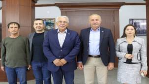 Başkan Atabay'a makamında ziyaret