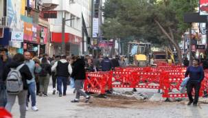 Çarşı yenileme çalışmaları başladı