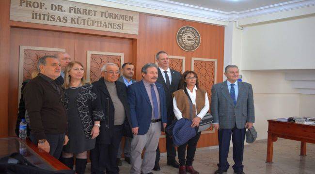 Ege'de "Uluslararası Türk Dünyası Sanat Eserleri ile Yazma ve Matbu Eserler Koleksiyonu" Sergisi açıldı 