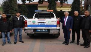 Ödemiş'ten kardeş kent Defne'ye araç desteği