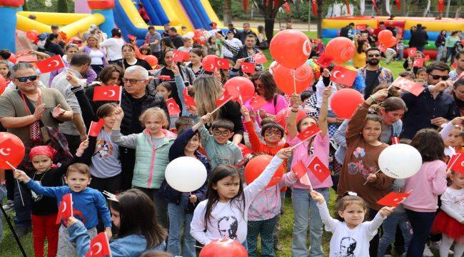 Ödemişli çocuklar 23 Nisan'ı coşkuyla kutladı