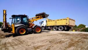  Seferihisar'ın plajları yaza hazırlanıyor