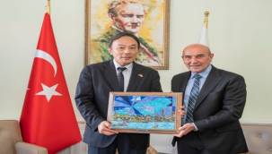 Başkan Soyer ve Büyükelçi Katsumata'dan güç birliği mesajı