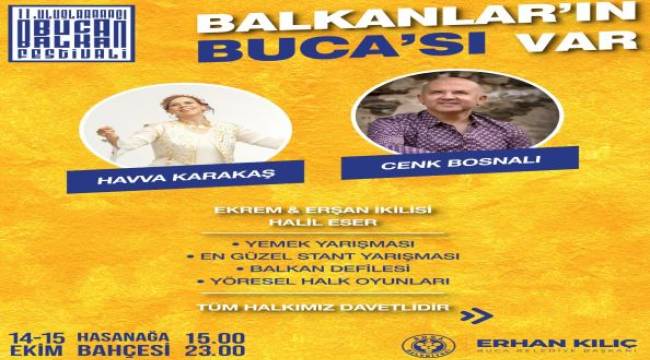 Buca'da Uluslararası Balkan Festivali için geri sayım başladı