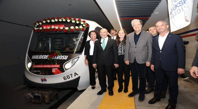 BAŞKAN ENGİN'DEN NARLIDERE METROSU TEŞEKKÜRÜ