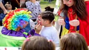 Bayraklılı çocuklar şenlikte buluştu