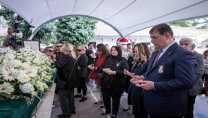 Başkan Tugay Mine Piriştina'nın cenaze törenine katıldı