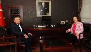 Başkan Ünsal'dan Kaymakam Demir'e ziyaret