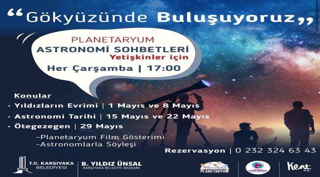 Planetaryumda astronomi sohbetleri başlıyor