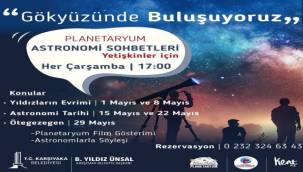 Planetaryumda astronomi sohbetleri başlıyor