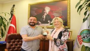 Birleşmiş Milletler Temsilcisi Louisa Vinton Başkan Turan'ı ziyaret etti