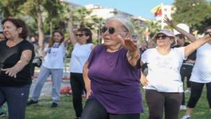 Konaklılar güne açık havada sporla başladı