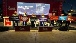 ''Eğitimi, Afetler Değil, Afet Sürecini Yönetemeyen AKP Durduruyor''