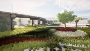 Büyükşehir'den otogar önüne estetik dokunuş 