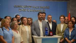 CHP İl Başkanlığı'nda tepkiler devam ediyor 