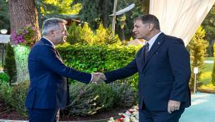 Başkan Tugay 30 Ağustos resepsiyonuna katıldı