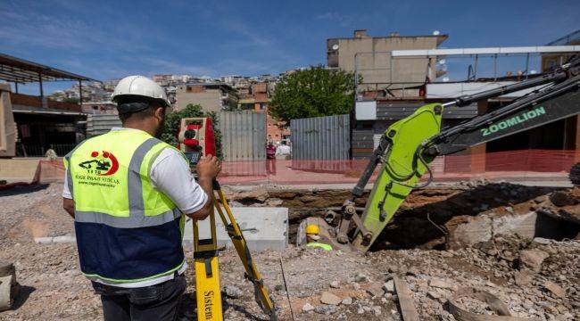 Bayraklı Tepekule'nin Altyapısı Tamamlandı