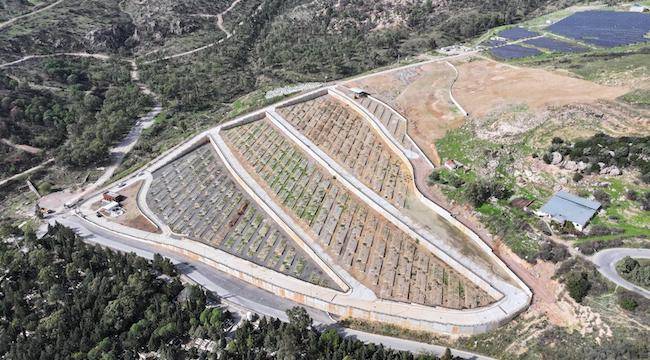 Örnekköy'de çift katlı mezarlık hizmete açılıyor