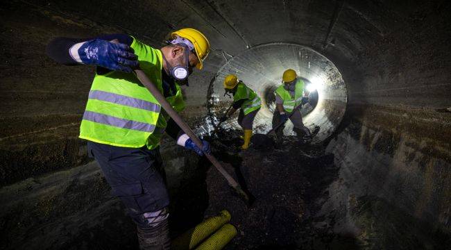 Ana kuşaklama hattında temizlik harekatı