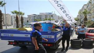 Karşıyaka Zabıtası iş başında!