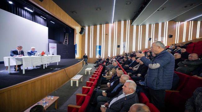 Muhtarlarla çözüm masası Kemalpaşa'da kuruldu 