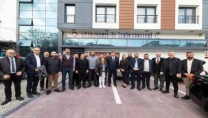 Başkan Tugay'dan Gümüştekin'e ziyaret