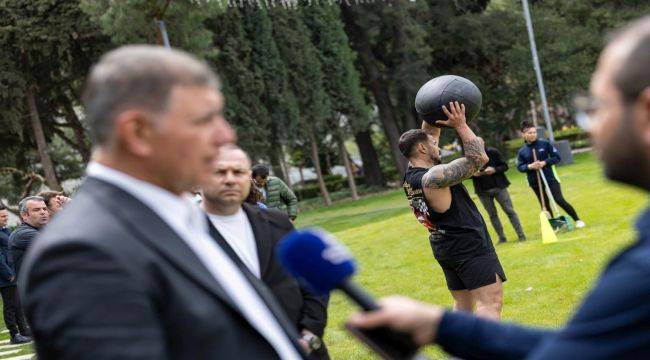 Spor istasyonlarının dördüncüsü Kültürpark'ta açıldı