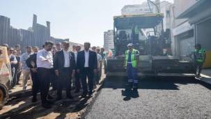 Çamdibi'nin yolları yenileniyor