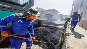 Büyükşehir'den Küçük Menderes'te asfalt hamlesi