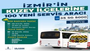Büyükşehir'den İzmir'e 400 yeni servis aracı plakası