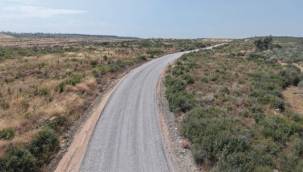 Kınık'ta 5 mahalleyi birbirine bağlayan yollar yenilendi