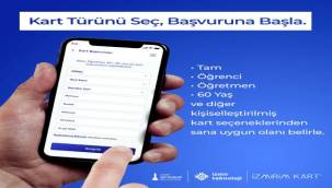 Kişiselleştirilmiş İzmirim Kart'a başvurmak artık çok kolay
